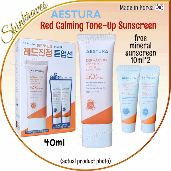 AESTURA Derma UV 365 Red Calming Tone-up Sunscreen