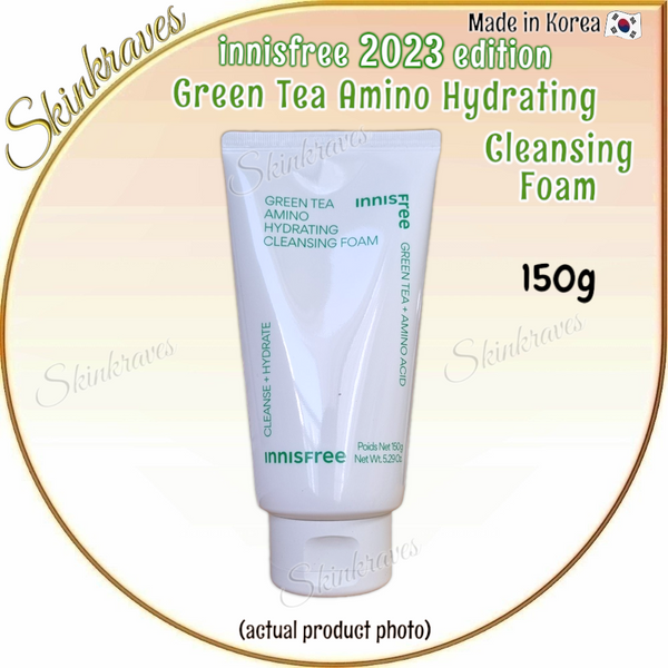 INNISFREE Green Tea Amino Hydrating Cleansing Foam (2023)