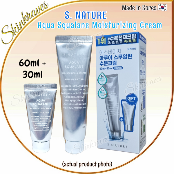 S. NATURE Aqua Squalane Moisturizing Cream