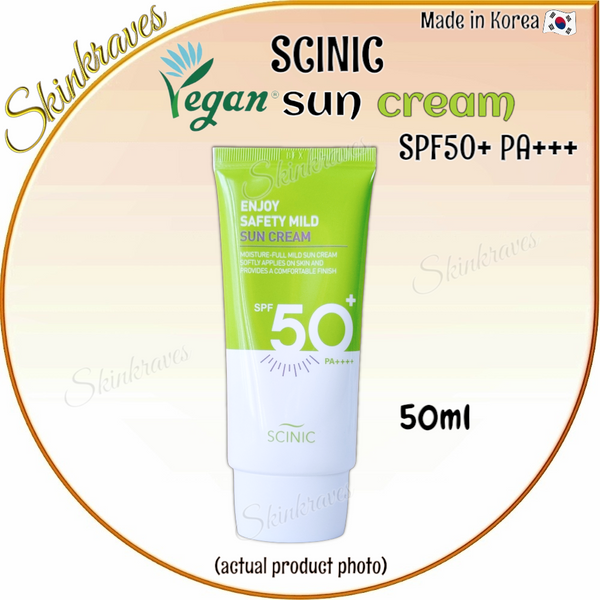 Scinic Enjoy Safety Mild Sun Cream #Vegan