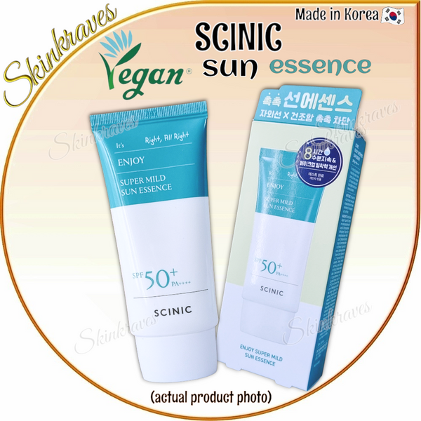 Scinic Enjoy Super Mild Sun Essence #Vegan