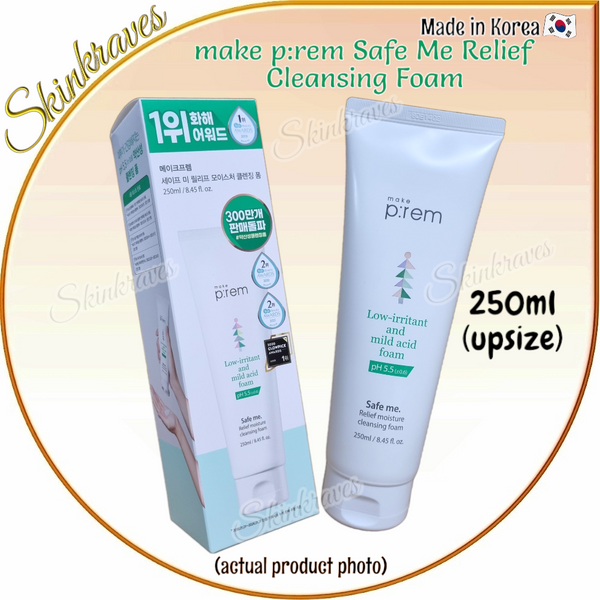 MAKE P:REM Safe Me Relief Moisture Cleansing Foam